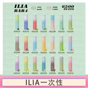 ILIA BAR 4 哩啞四代一次性抛棄式電子煙 6500口拋棄式