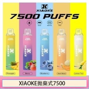 17種口味|梟客一次性電子菸 XIAOKE 7500口 炫酷發光設計